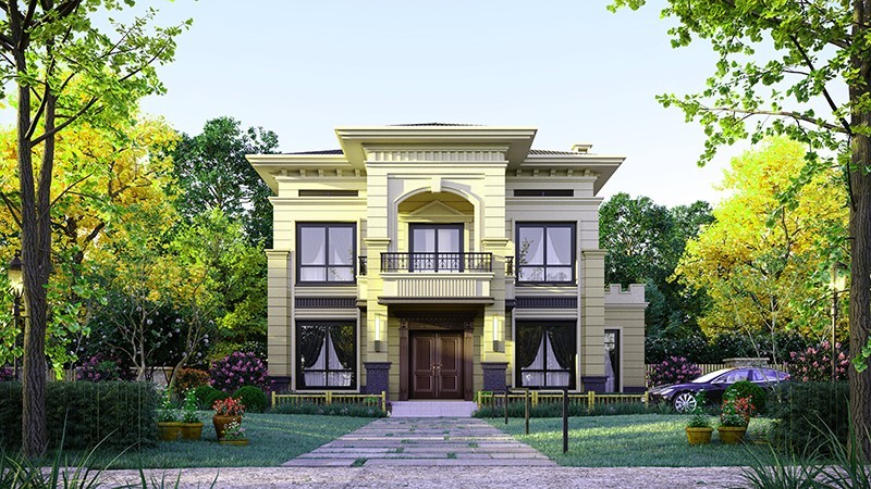 四平中式合院住宅，开放庭院与邻里乡亲更亲近